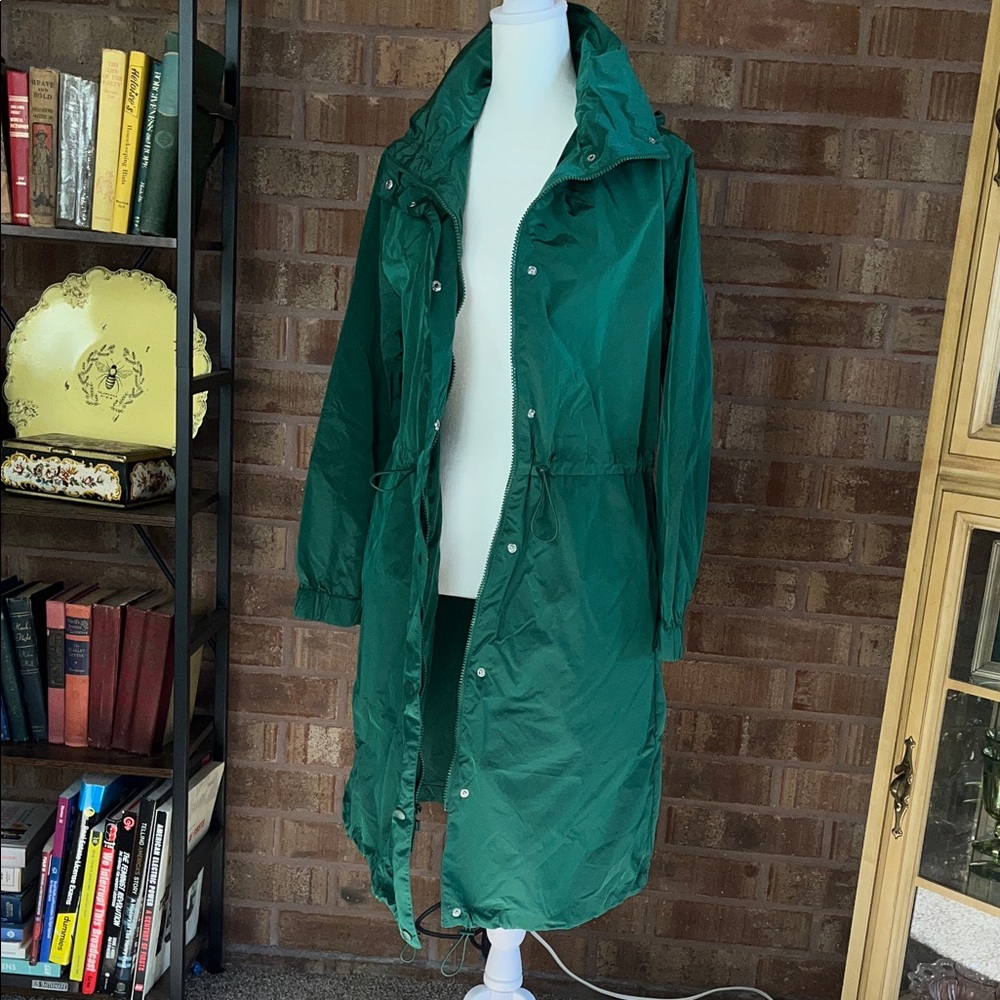 CHICOS Emerald Green Maxi Jacket NWT Zenergy Size 4